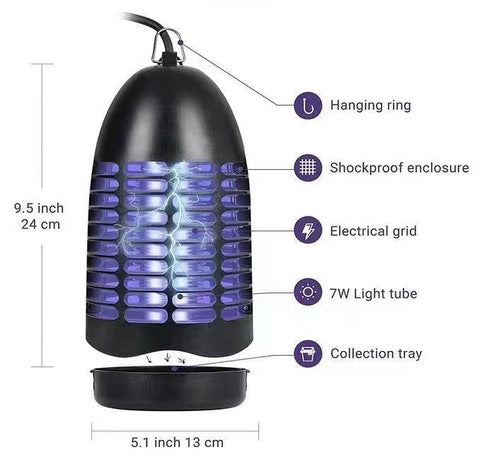 Bug Zapper Outdoor and Indoor Electric, Mosquito Zapper, Fly Traps, Fly Zapper, Mosquito Killer